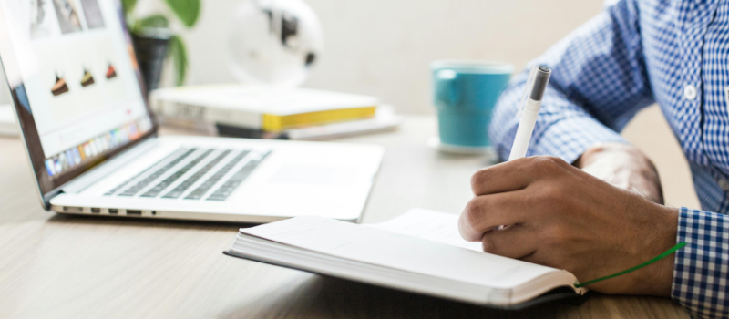 a person gathering insights